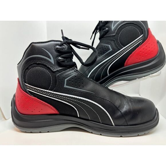 NWB PUMA Touring Black Mid Composite Toe Work Safety Shoe 63.261.5 Men's 10.5 - Picture 9 of 14